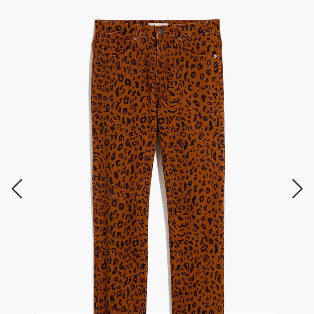 Madewell Stovepipe Printed Jeans